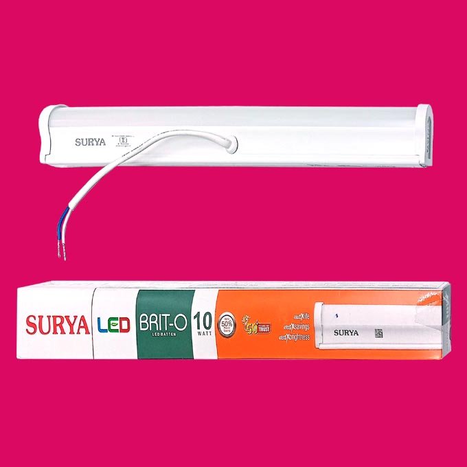 LED Mini Tube Light, 1 Fit, 10 watt Surya HSN: 94054090