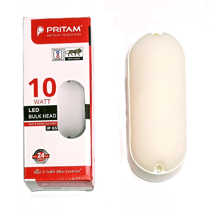 bulkhead light, Pritam, White HSN: 94054900