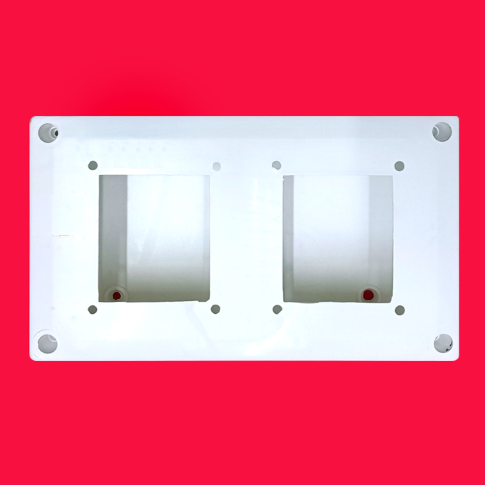 15A 2way Cutting PVC Gang box (L)