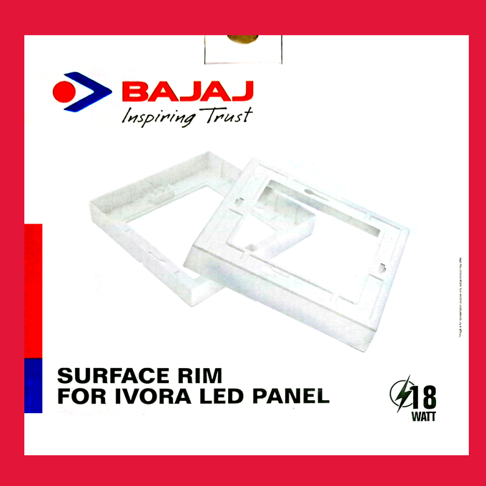 Surface Rim Square for Ivora LED Panel 18W HSN: 85395000
