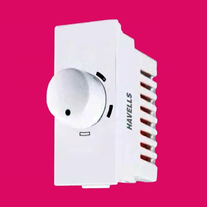 1Modular Step Fan Regulator Havells Crabtree