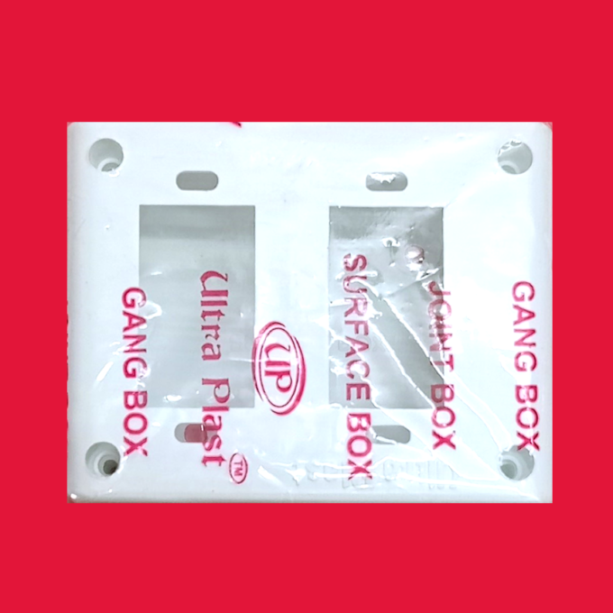 2way Cutting PVC Gang box (L)