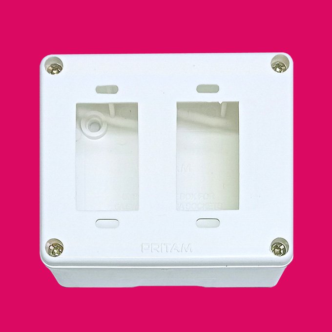 2way Cutting PVC Gang box Pritam