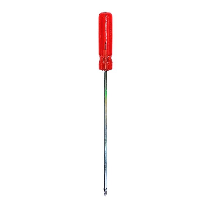 Two in One Screwdriver Stainless Steel Jaggery red 35cm Long Handle Screwdriver (Pack of 1)