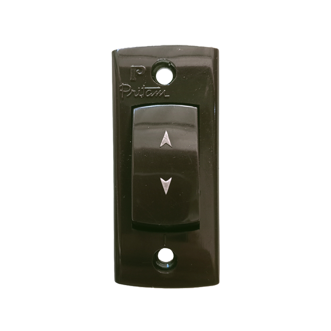 2 WAY SWITCH Pritam PC 6A Brown
