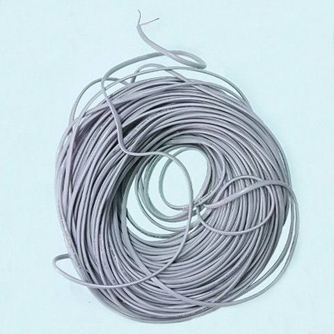 23/40  2 Core Flat Cable White