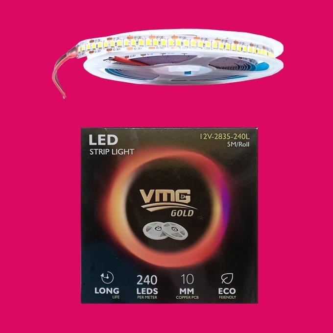 240 LED Strip Lights, 240 LEDs/M, Total 1200 LEDs 16.4 ft 5M LED Light, Strip Tape Lights Super Bright Warm White