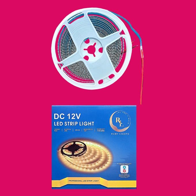 240 LED Strip Lights, 240 LEDs/M, Total 1200 LEDs 16.4 ft 5M LED Light, Strip Tape Lights Super Bright White - Image 2