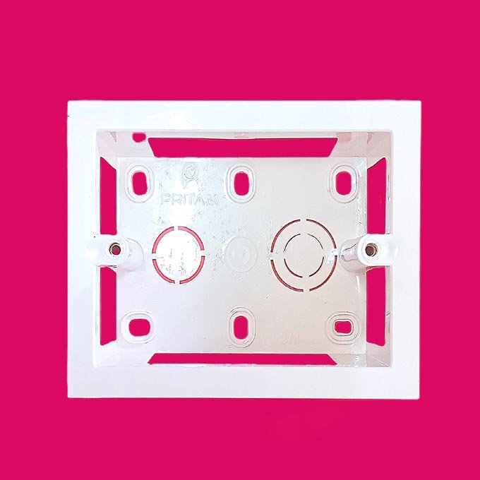 1/2M Surface PVC Box Pritam HSN: 85389000