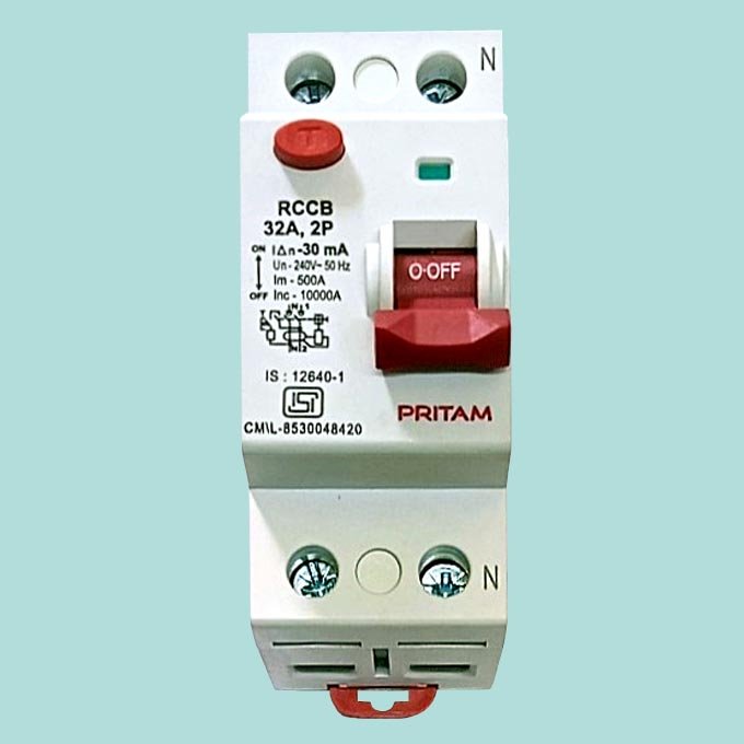 RCCB 63AMP, 30MA, 4P, Pritam