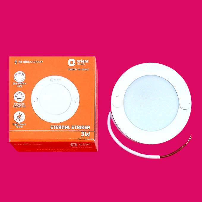 3W Striker Surface Panel Light Orient HSN: 94054090