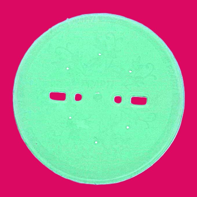 PVC Night Glow Cerqular Sheet, Size: 4 Inch - Image 2