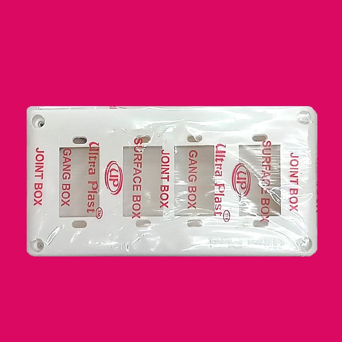 4way Cutting PVC Gang box (L)