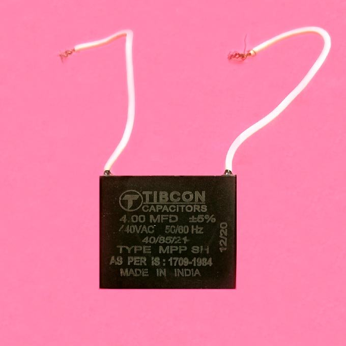 Capacitor Square for Ceiling Fan, Condenser