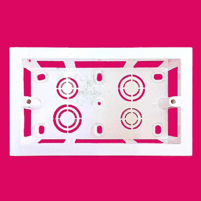 4M Surface PVC Box Pritam HSN: 85389000