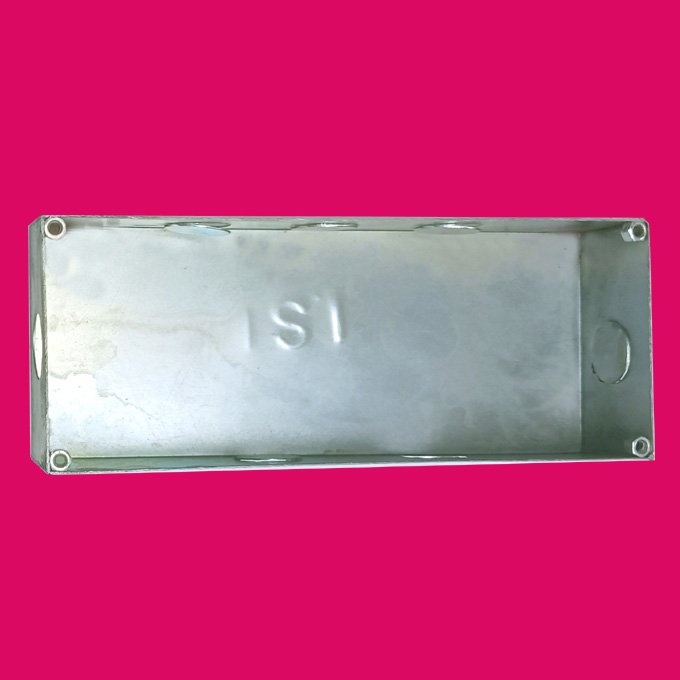 4X10 Inch GI Metal Box, For Electric Fittings