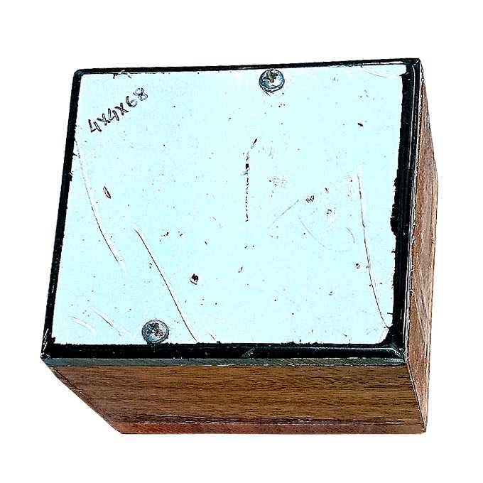 4X4 Inch Wooden Electrical Switch Board | 1.5 Inch Hight PVC Cover Wooden Board