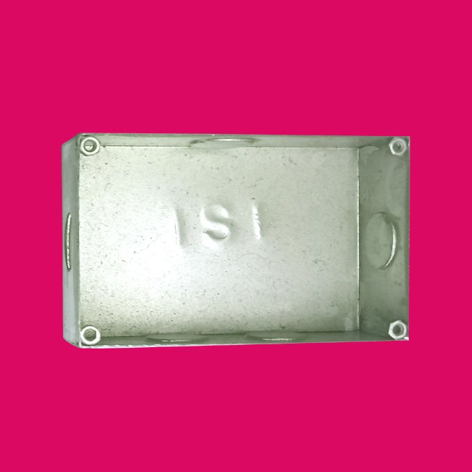 4X6 Inch GI Metal Box, For Electric Fittings