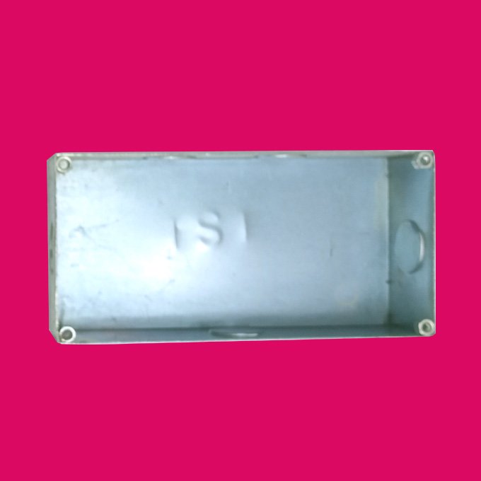 4X8 Inch GI Metal Box, For Electric Fittings