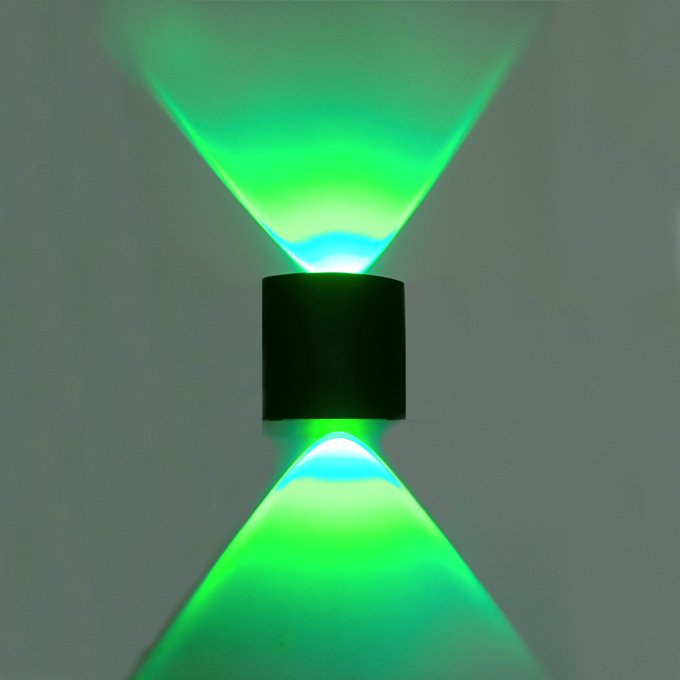 4W Orbit Mini Wall Light, JJultra Green