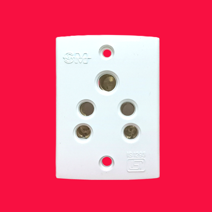 5 Pin Socket Plug SM 6A (Pack of 1)