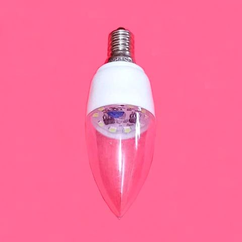 5W LED Candle Bulb, Cool Daylight, E14
