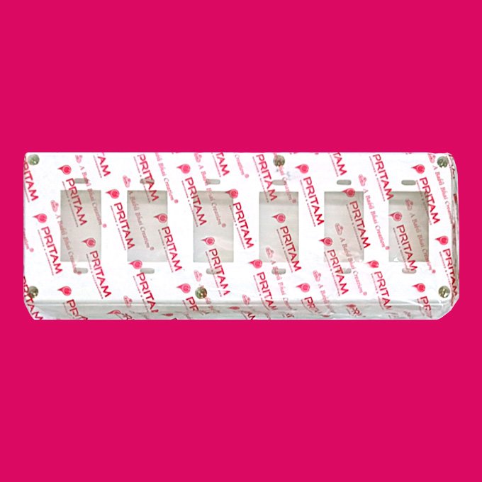 6way Cutting PVC Gang box Pritam