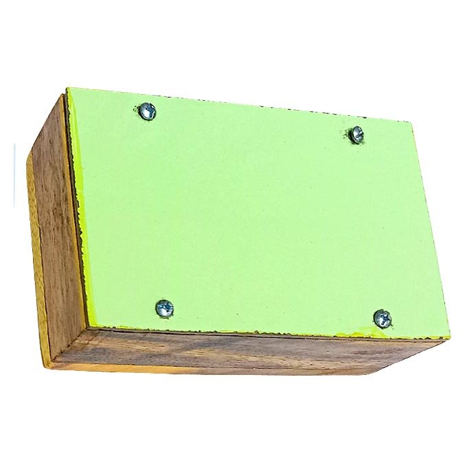 8x4 Inch Wooden Electrical Switch Board | 1.5 Inch Hight Formica Cover Wooden Board