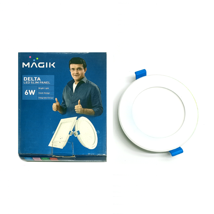6W LED Panel Round, Magik, Warm White HSN: 94054090