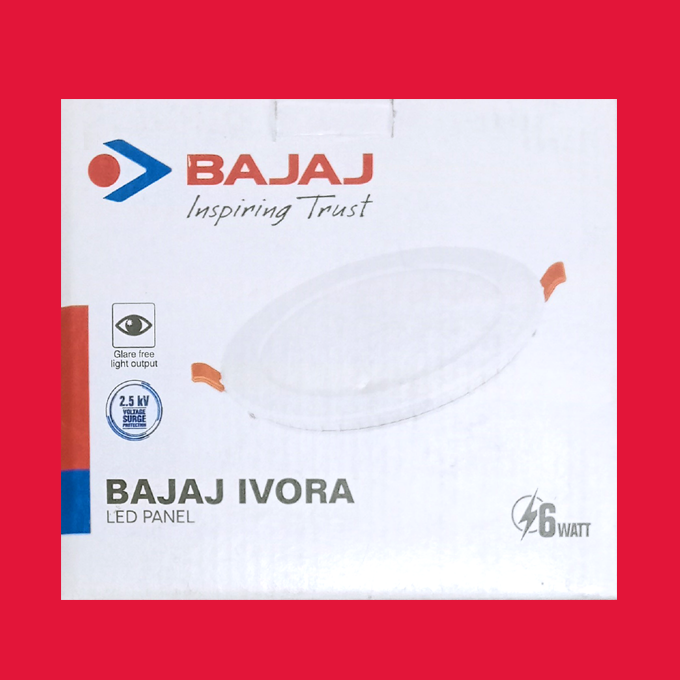 6W LED Panel Bajaj Ivora White HSN: 85395000 - Image 6