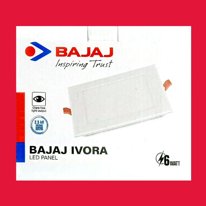6W LED Panel Bajaj Ivora White HSN: 85395000 - Image 4