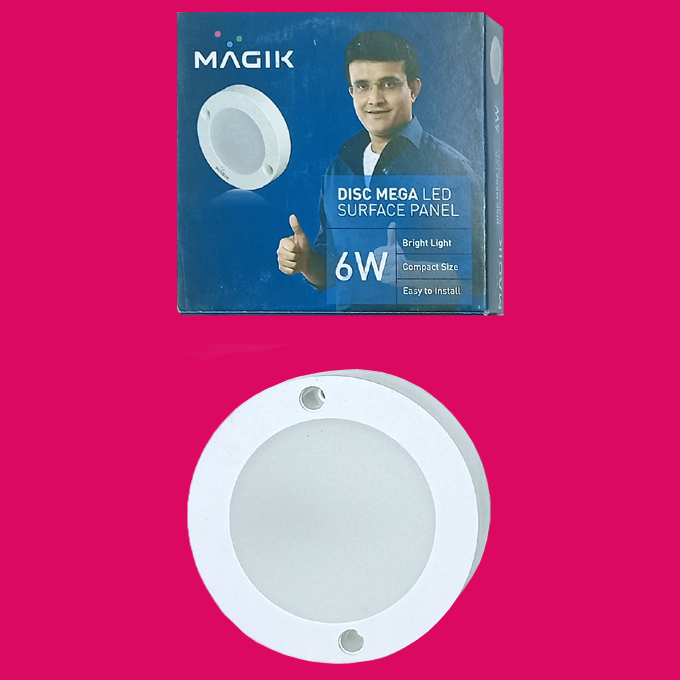 6W Striker, Disc Mega Surface Panel Light Magik HSN: 94054090