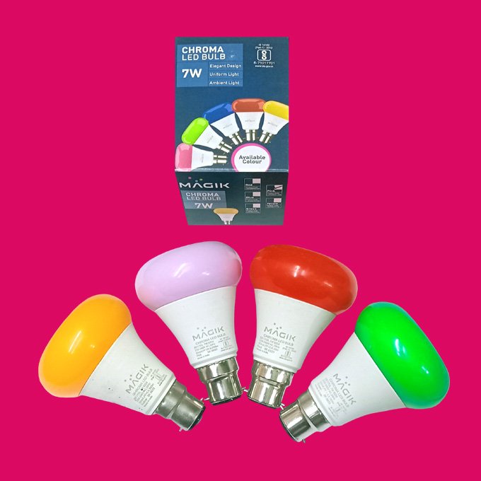 7W LED Colour Lamp Chroma, Magik HSN:94054090