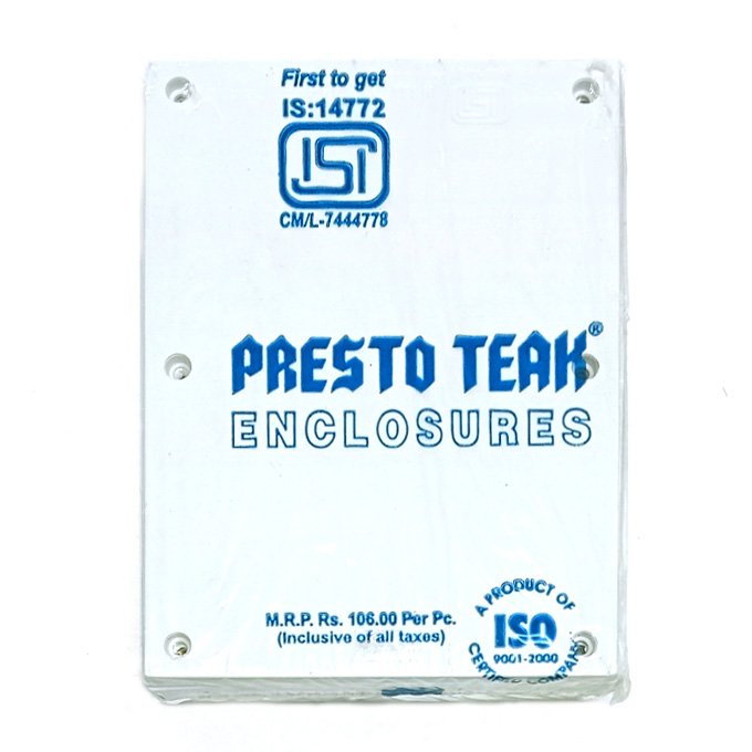 8X6 PVC Gangbox Presto Plast