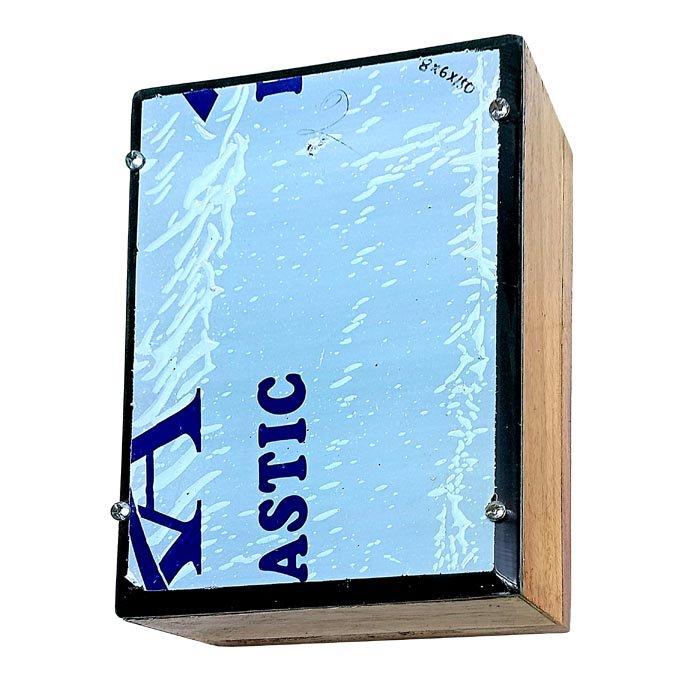 8x6 Inch Wooden Electrical Switch Board | 1.5 Inch Hight PVC Cover Wooden Board