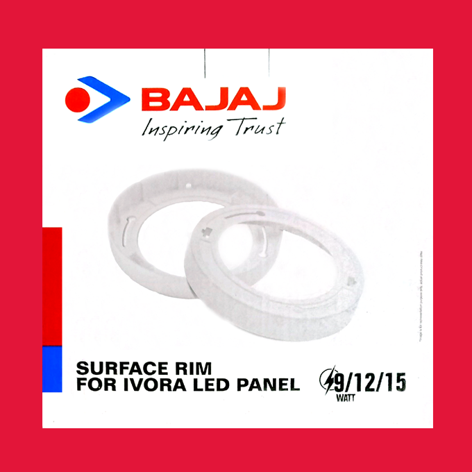 Surface Rim Round for Ivora LED Panel 9W/12W/15W HSN: 85395000