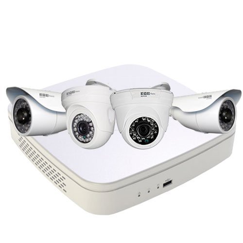 Full HD CCTV Camera Kit 2 2mp Dome, 2 2mp Bullet Camera, 1TB Hard Disk, Power Supply, 4 18m Cable With Connectors, 4 DC Pins