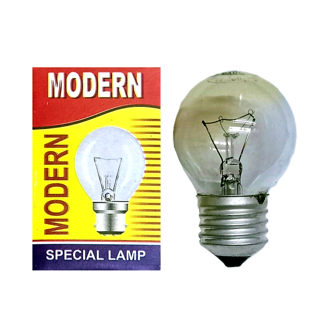 E27 Bulb Round Clear 40W