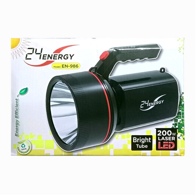 LED Torch Light With LED Emergency 24energy EN-985 200W - Image 3