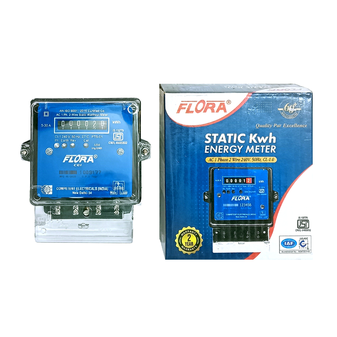 Meter Flora 5-30A static energy meter