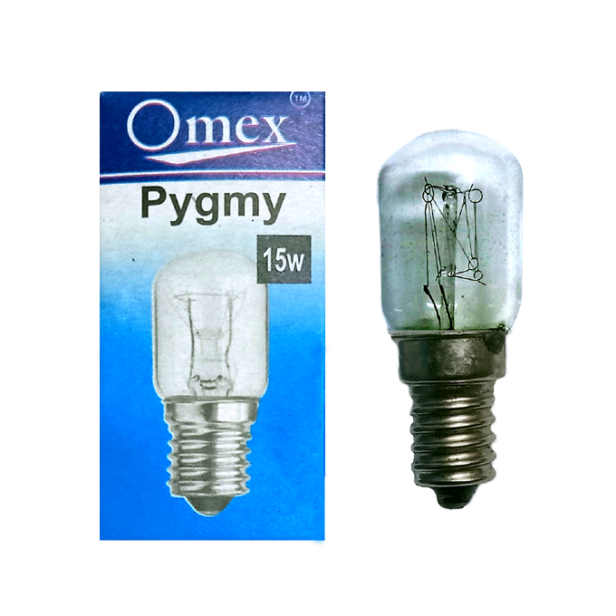 E14 Bulb Round Clear 15W