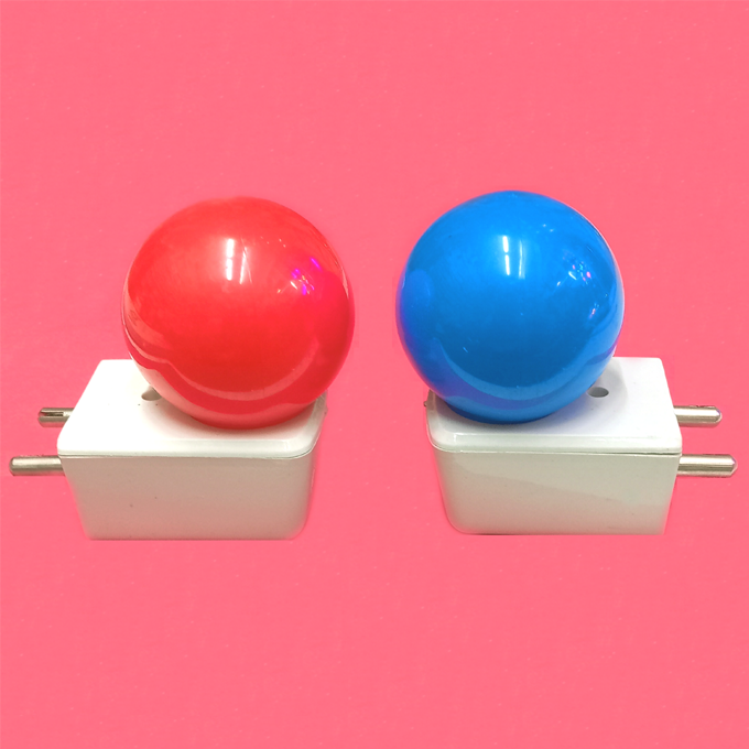 Plug in 2 Pin Round LED Night Bulb