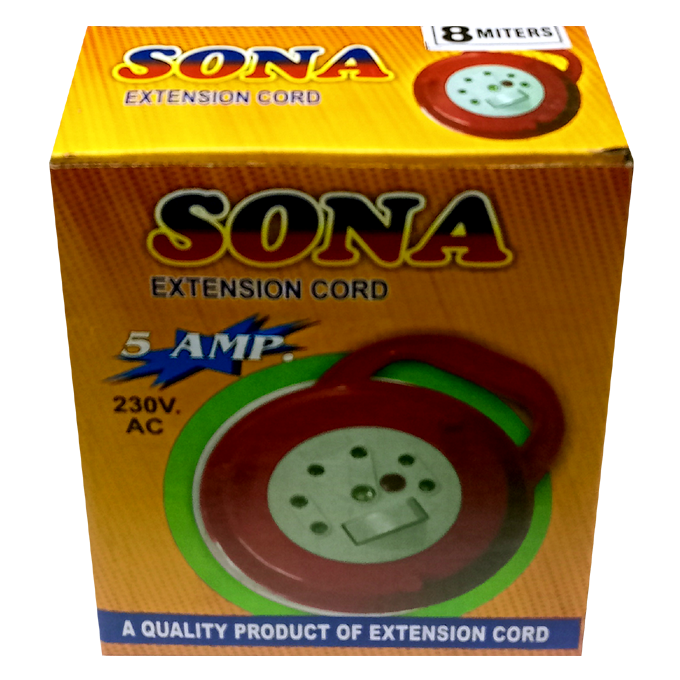 Extension Cord 8Mtr 2 Pin (Sona)