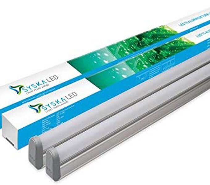 Syska 20-Watt LED Tubelight (Pack of 2, Cool White)