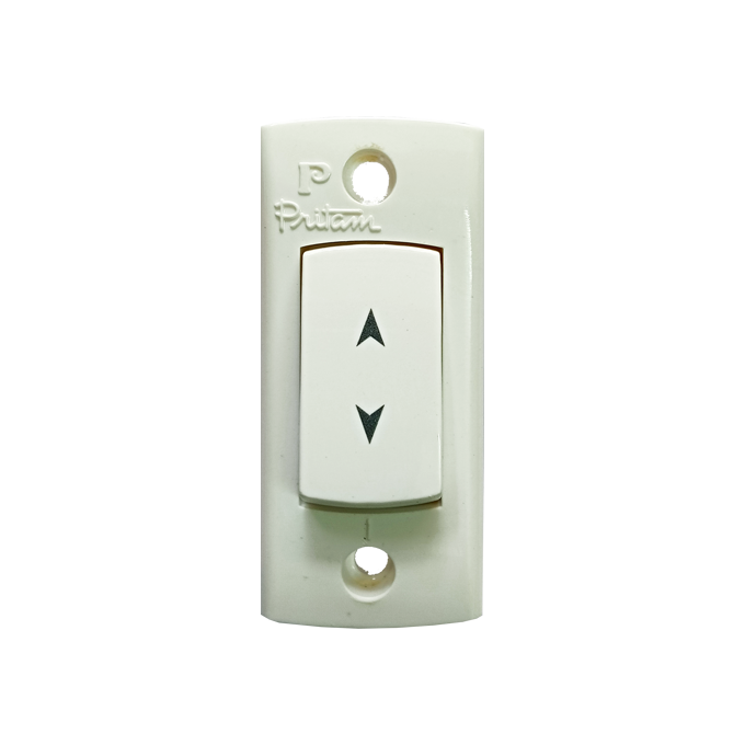 2 WAY SWITCH Pritam PC 6A White