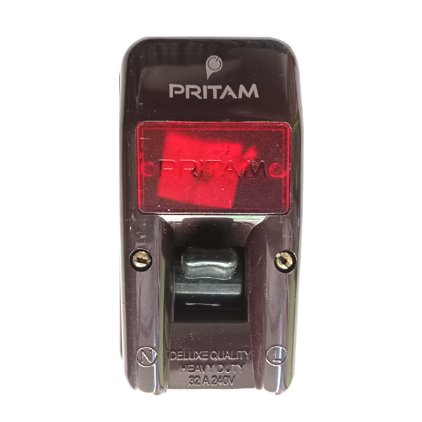 DP Switch 32Amps Surface Electrical Switch With Indicator (Pack of 1)