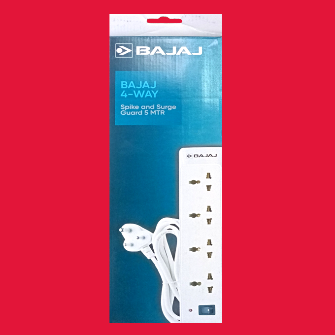 Extension Boards Bajaj 4-Way Spike and surge guard HSN: 85371000 - Image 4