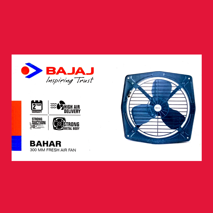 Exhaust Fan Bajaj Bahar HS Dom Grey HSN: 84145990 - Image 5