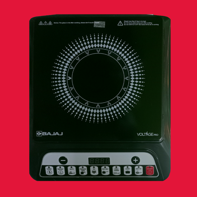 Induction BAJAJ ICX 140TS 1400 W (Black, Push Button) HSN: 85166000