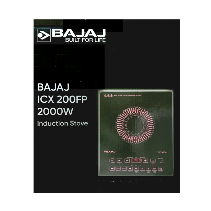 Induction Stove BAJAJ ICX 200FP 2000W HSN: 85166000 - Image 2